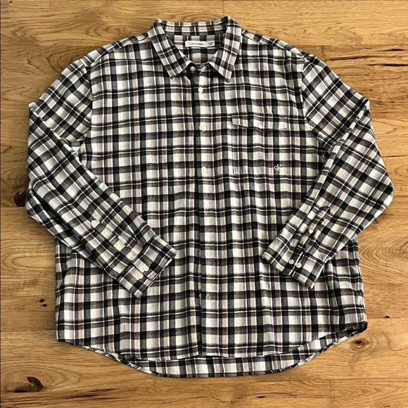 Calvin Klein Flannel Shirt - Picture 1 of 9